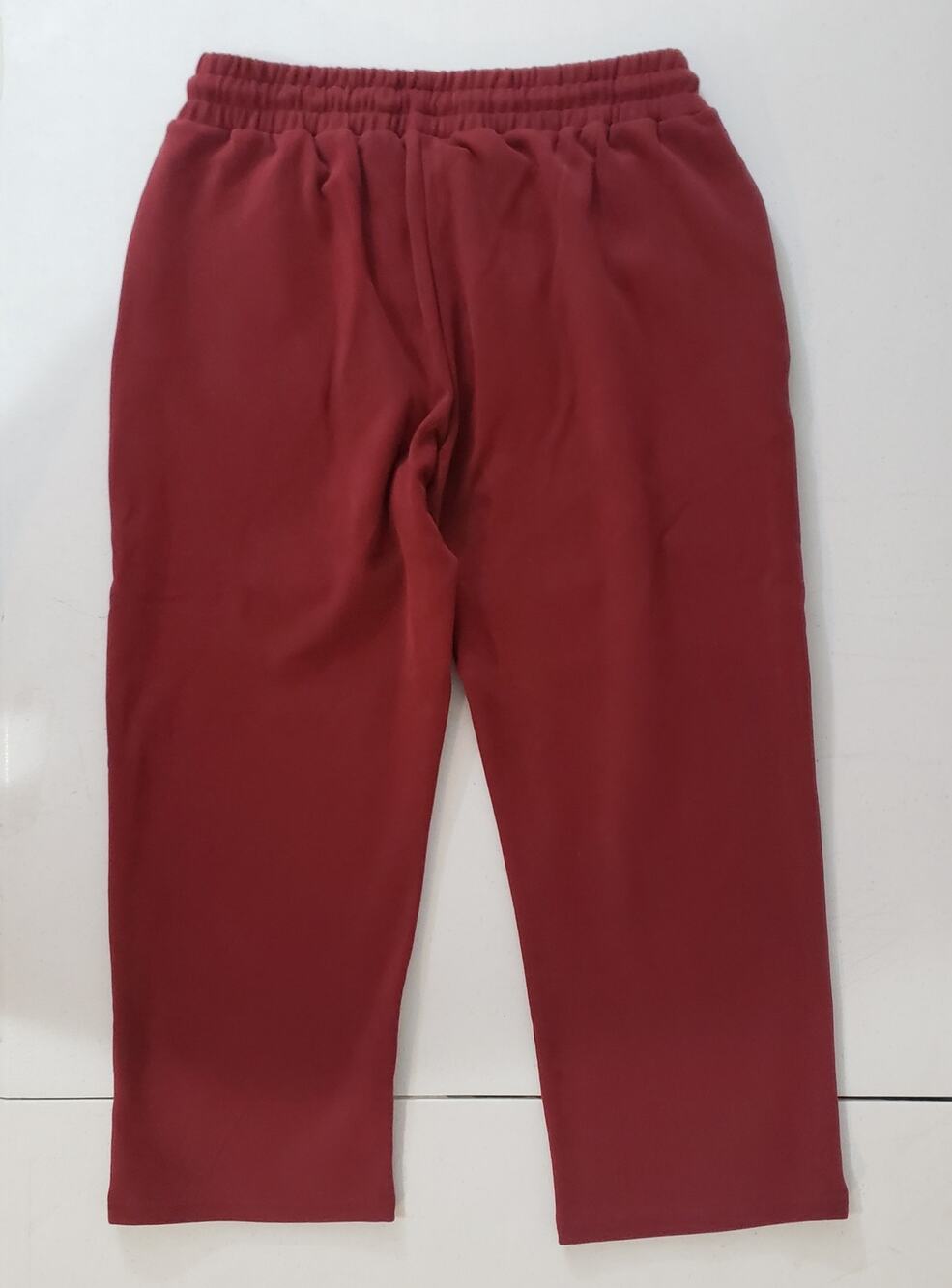 Zyia Active Joggers Womens XL Fleece pull on Pants maroon